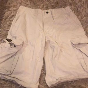 A pair of cargo shorts for men